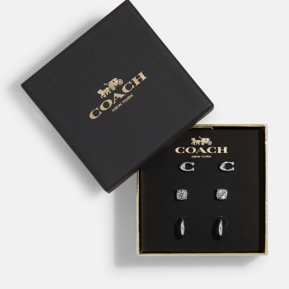 Coach Stud Earrings Set